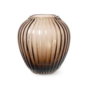 Hammershøi glassvase 14 cm, valnøtt