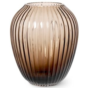 Hammershøi glassvase 18,5 cm, valnøtt