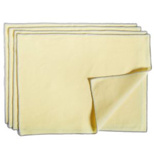 HAY Contour dekkebrikker 34 x 46 cm, 4-pakning, sitron