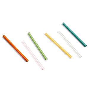 HAY Sip Cocktail sugerør, 6-pakning, flerfarget