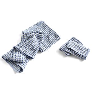 HAY Twist oppvaskkluter og glasshåndklær, himmelblå