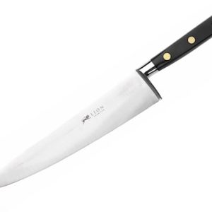 Ideal kokkekniv stål/svart 20 cm