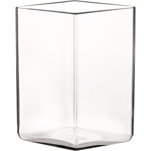 Iittala Ruutu Vase 11,5x14 cm, Klar