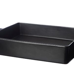 Ildfast form 25x34x6 cm Svart