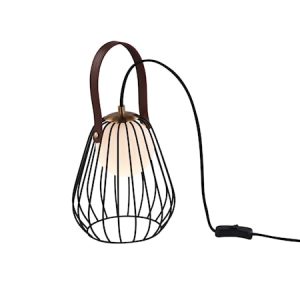 Indiana bordlampe, svart