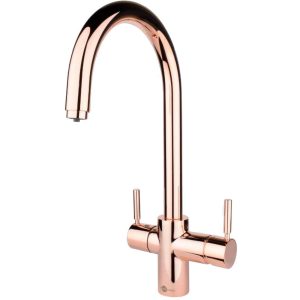 Insinkerator 3N1 J-formet Kokende vannkran, Rose Gold