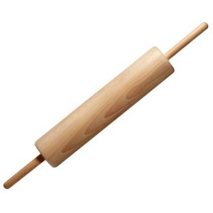 Jonas of Sweden Kjevle av tre med løs pinne 40 cm diameter 6,5 cm