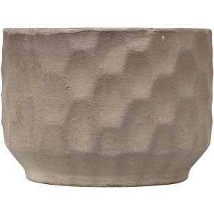 Kähler Gro blomsterpotte Ø16,5 cm Lys sand