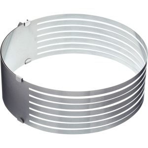 Kitchen Craft Justerbar Kakering 6 bunner 24cm-30cm Rustfritt stål