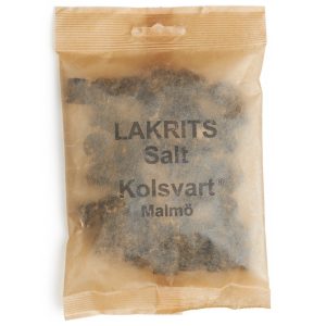 Kolsvart Salt lakris, 120 g