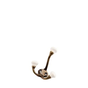 Krok 8 cm - Hvit/messing