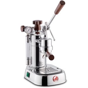 La Pavoni Professional Espressomaskin, 1,6 liter, Rustfritt stål med trehåndtak LPLPLH01EU