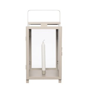 Lykt for kronelys Beige