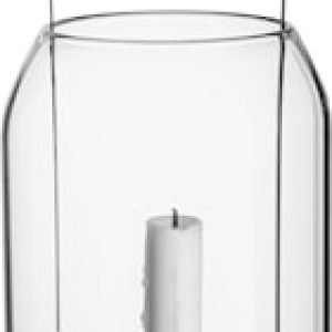 Lykt til Kronelys Svart 40 cm