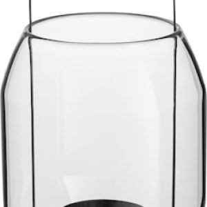 Lykt til Telys Svart 22 cm