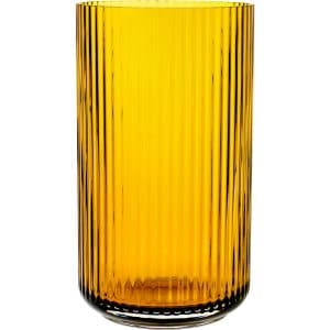 Lyngby Porcelæn Lyngbyvasen 25 cm., glass - amber