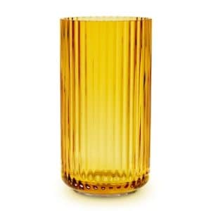 Lyngby Vase Amber Munnblåst Glass H 15,5 cm