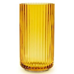 Lyngby Vase Amber Munnblåst Glass H 20,5 cm