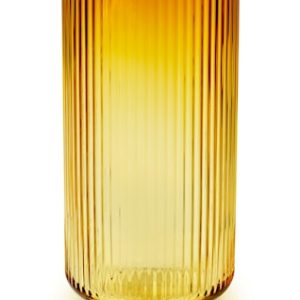 Lyngby Vase Amber Munnblåst Glass H 38 cm