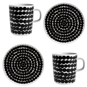 Marimekko Räsymatto frokostsett, krus og tallerken