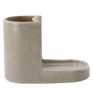 Meraki Datura børste- og såpeholder, skjellgrå