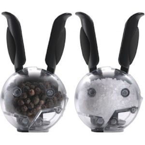 Mini Magnetic Sett Salt- & pepperkvern Svart håndtak