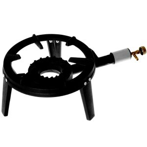 Mustang Ringbrenner med bein, svart 5,8 kW