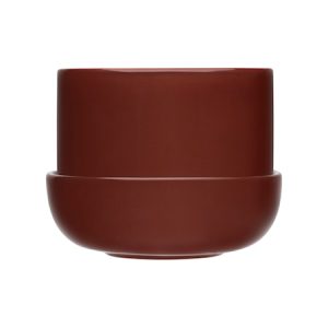 Nappula krukke med fat 170x130 mm brun