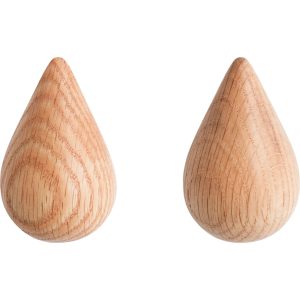 Normann Copenhagen Dropit Hooks Small - 2 pcs Natu