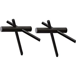 Normann Copenhagen Sticks Knagger Svart 2 stk.