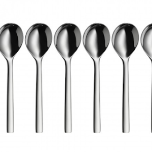 Nuova suppeskje blank stål 17 cm 6-pakk