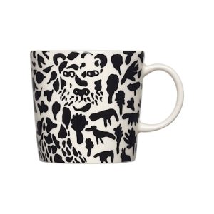 Oiva Toikka Collection kopp 30 cl Cheetah svart