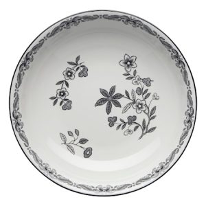 Ostindia Svart tallerken dyp 22 cm