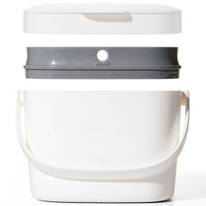 OXO Easy-Clean kompostbeholder 6,6L hvit