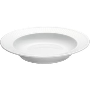 Pillivuyt Hvit Plissé dyp tallerken