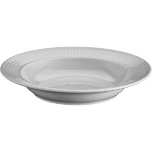Pillivuyt Lys grå Plissé dyp tallerken