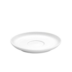 Plissé fat hvit, passer til kopp 9 cl