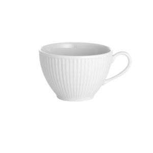 Plissé kopp hvit, 18 cl Ø 8,5 cm