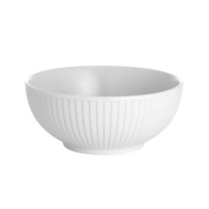 Plissé skål hvit, 60 cl Ø 15 cm