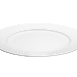 Plissé tallerken flat hvit, Ø 31 cm
