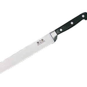 Pluton Brødkniv stål/svart, l: