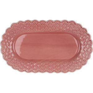 PotteryJo Ditsy Ovalt Serveringsfat Rose