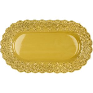 PotteryJo Ditsy Ovalt Serveringsfat Sienna