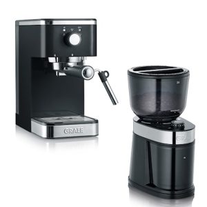 Salita Manuell Espressomaskin og Kaffekvern Sett