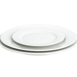 Sancerre tallerken flat hvit, Ø 22 cm