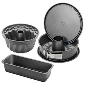 Sett med bakeformer 4 stk. non-stick