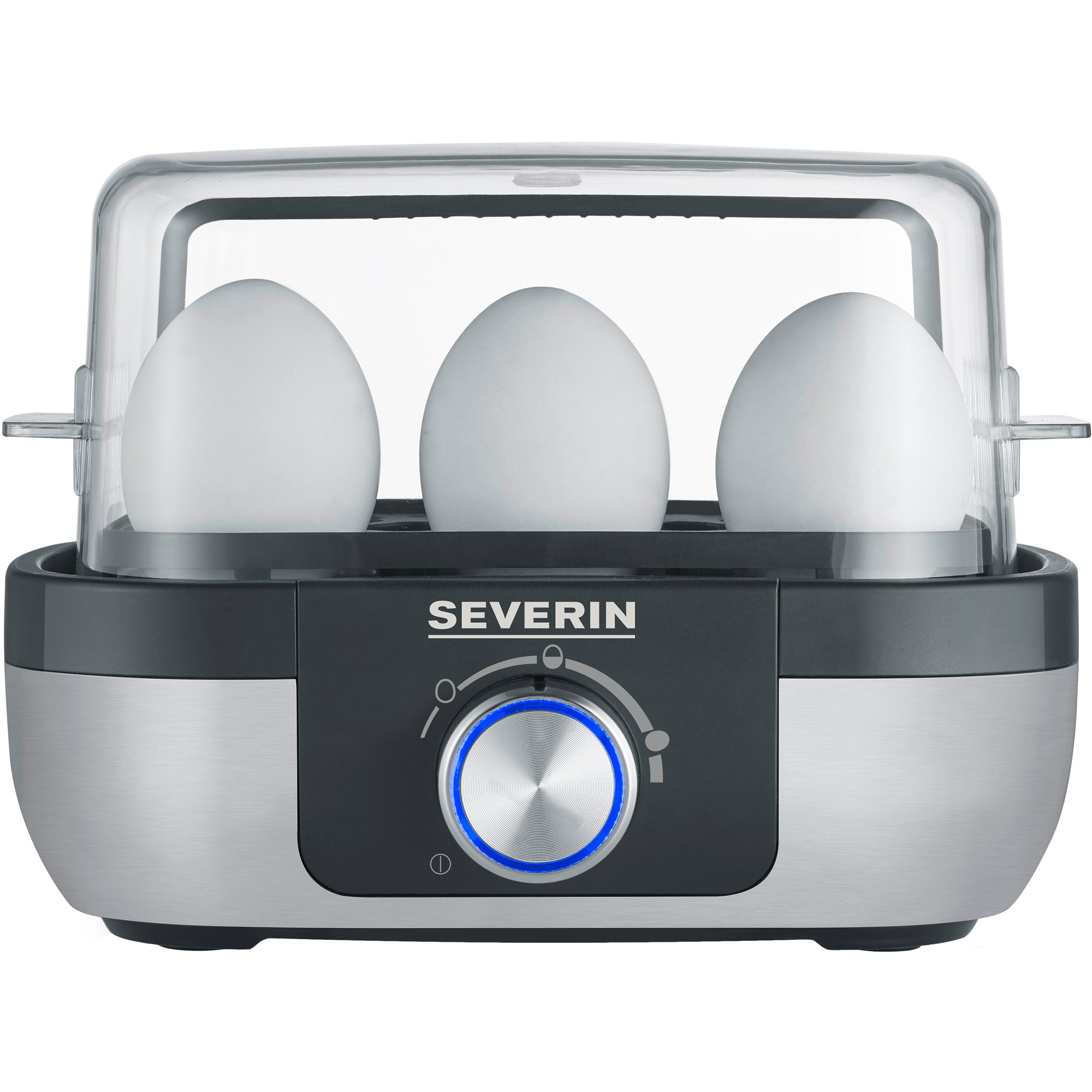 Severin EK3167 eggekoker, 6 egg, svart test