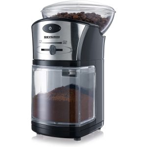 Severin Kaffekvern, svart/sølv