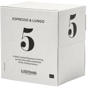 Sjöstrand N°5 Espresso & Lungo kaffekapsler, 100 stk.