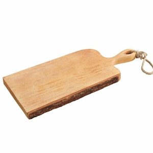 Skjærefjøl med håndtak mangotre 46 cm